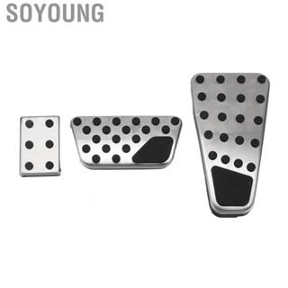 Soyoung Performance Pedal Pads Accelerator Brake Footrest Nonslip Rubber