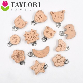 Taylor1 คลิปหนีบจุกนมหลอกเด็ก ลายช้าง หมี DIY