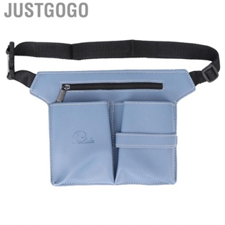Justgogo Salon Tools Holster Bag  Hairdresser Waist Case Large Storage Adjustable Belt Simple Classic Style with for Barber