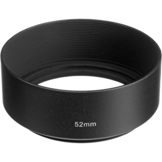 ฮู้ดเลนส์  Metal Lens Hood Cover for 52mm Filter/Lens