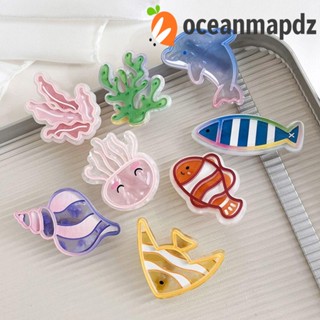 Oceanmapdz กิ๊บปลาทะเล ปลาโลมา อะคริลิค หรูหรา ทุกวัน