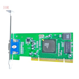 Ior อะแดปเตอร์โมดูลการ์ดจอ 8MB 32Bit VGA PCI โปรไฟล์ต่ํา สําหรับ ATI Rage XL SDRAM