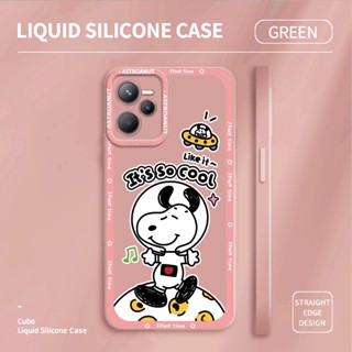 เคสโทรศัพท์ซิลิโคน TPU แบบนิ่ม ลายการ์ตูนสุนัข Snoopy กันกระแทก ป้องกันกล้อง สําหรับ Realme C35 C21Y C25Y Realme Narzo 20 30A 50 50A Prime Pro