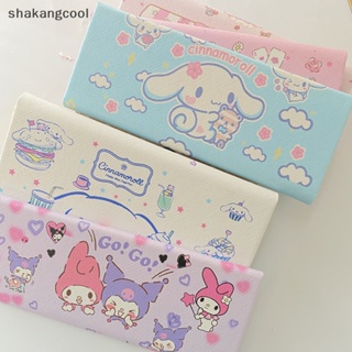 SANRIO Shakangcool กล่องแว่นสายตาสั้น ลายการ์ตูนคิตตี้ เมโลดี้ คุโรมิ ซินนาม่อนโรล แบบพกพา พับได้ สําหรับนักเรียน ส่งให้เป็นของขวัญ