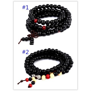 Tibetan Sandalwood Buddhist Buddha Prayer Beads Mala Bracelet 8mm*108pcs COD YM Clearance sale