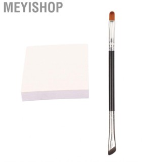 Meyishop Nail Art Cosmetic Palette Paper  Makeup Eyeliner Brush Double Heads for Home Use