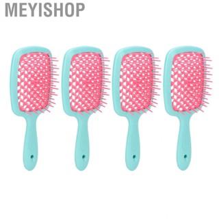 Meyishop Wet Dry Detangling Brush Hair 4 Pcs For Salon