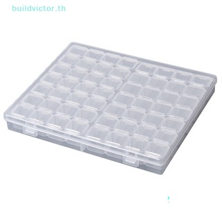 Buildvictor กล่องพลาสติก สําหรับใส่เครื่องประดับ ต่างหู ลูกปัด สกรู