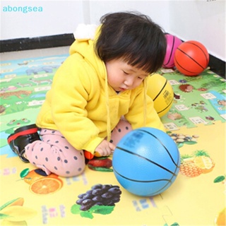 Abongsea ลูกบาสเก็ตบอล PVC แบบเป่าลม ขนาด 20 ซม. ของเล่นสําหรับเด็ก และผู้ใหญ่