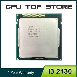 ซ็อกเก็ตหน่วยประมวลผล CPU Intel Core i3 2130 3.4GHz Dual Core LGA 1155 H2 SR05W