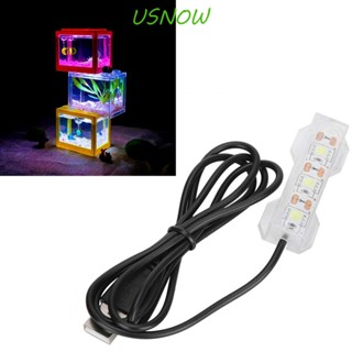 Usnow โคมไฟตู้ปลา LED ขนาดเล็ก ที่มีสีสัน พิพิธภัณฑ์สัตว์น้ํา โคมไฟ LED โคมไฟตู้ปลา