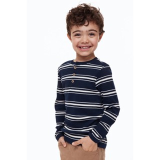 H&amp;M  Boy 3-pack cotton Henley tops 1074530_1