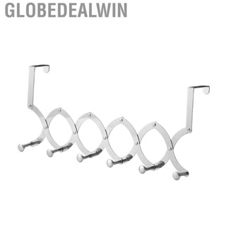 Globedealwin Over The Door Hook Rack  Sturdy  Expandable Rustproof for Kitchen