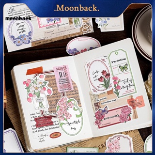 &lt;moonback&gt; ป้ายแท็กกระดาษ ลายดอกไม้ น้ําหนักเบา สําหรับตกแต่งบ้าน 30 ชิ้น