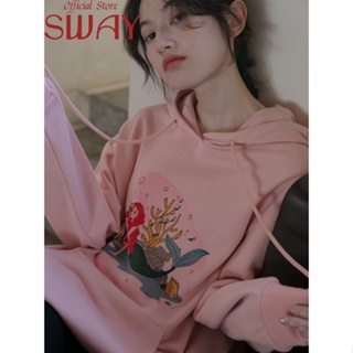 SWAY  เสื้อผ้าผู้ญิง แขนยาว เสื้อฮู้ด คลุมหญิง สไตล์เกาหลี แฟชั่น  Unique High quality Trendy ทันสมัย A98J1MM 36Z230909