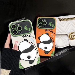 เคสโทรศัพท์มือถือนิ่ม ลายแพนด้า Trick or Treat Panda ขนาดใหญ่ สําหรับ Apple Iphone 14promax 13pro 12 11 7p 8IF3