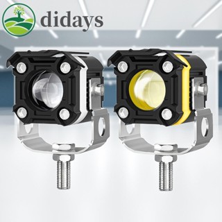 ไฟเสริม LED 6000LM 6000K IP68 กันน้ํา 9-30V สําหรับรถจักรยานยนต์ [Didays.th]