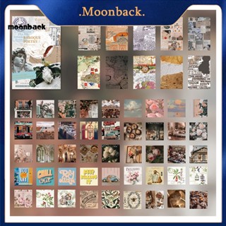 &lt;moonback&gt; กระดาษสติกเกอร์ สไตล์ญี่ปุ่น สําหรับตกแต่งสมุดไดอารี่ 1 ชุด