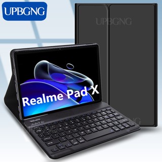 Upbgng เคสคีย์บอร์ดบลูทูธ สําหรับ Realme Pad X Realme Pad 10.4 นิ้ว