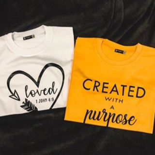 LOVED &amp; CREATED WITH A PURPOSE | Statement Tshirt | Spectee MNL Tee_02