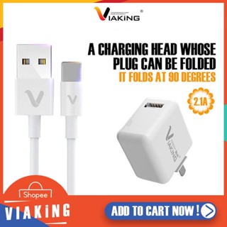 สายชาร์จ + หัวชาร์จ VIAKiNG 3C-7 2.1 A ชาร์จเร็ว Adapter fast charge คุณภาพดี สินค้าคุ้มค่า คุ้มราคา