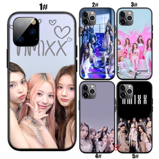 Pj78 เคสโทรศัพท์มือถือแบบนิ่ม ลาย NMIXX สําหรับ iPhone 5 5S 6 6S 7 8 11 Pro Max Plus SE XR