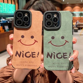 สำหรับ เคส iPhone 11 13 14 12 Pro Max เคสโทรศัพท์น่ารักหน้ายิ้มดีสำหรับ iPhone 11 14 13 12 Pro Max 7 8 Plus XR XS X SE2 SE3 ปลอก Emoji น่ารักคู่กันกระแทกเลนส์กล้องซิลิโคนฝาหลังโทรศัพท์ 7Plus 8Plus 14Plus 14Pro 12Pro 13Pro 11Pro Max