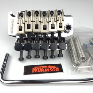 Mai-(จัดส่งรวดเร็ว) Wilkinson สะพานสายกีตาร์ไฟฟ้า 6 สาย 42 มม. R2 น็อตโครเมี่ยม สีเงิน WODL1