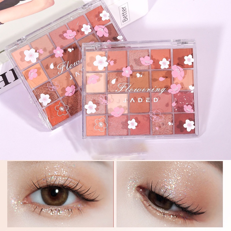 พาเลทอายแชโดว์ เนื้อแมตต์ กลิตเตอร์ 18 สี
