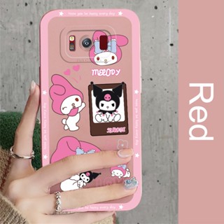 เคสโทรศัพท์ซิลิโคน TPU แบบนิ่ม ลายการ์ตูนเมโลดี้ กันกระแทก ป้องกันกล้อง สําหรับ Samsung Galaxy S8 S9 S10 Plus S10E S22 Ultra 5G