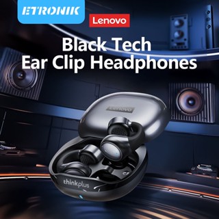 ETRONIK หูฟัง Lenovo X20 TWS ของแท้ Bluetooth 5.2 หูฟังไร้สายแบบหนีบหูฟัง 13 มม. Dynamic HD Call ไมโครโฟนคู่หูฟังแบบสัมผัส หูฟังตัดเสียงรบกวน HIFI หูฟังเกมเบส 350mAh ทนทานและใช้พลังงานต่ำ