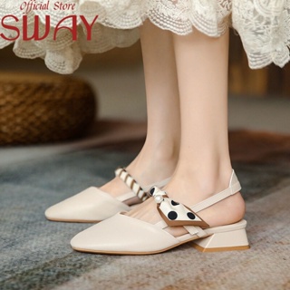 SWAY  รองเท้าแตะ หญิง กางเกงยีนส์ผญ  Beautiful Unique ทันสมัย คุณภาพสูง B24G02Y 36Z230909