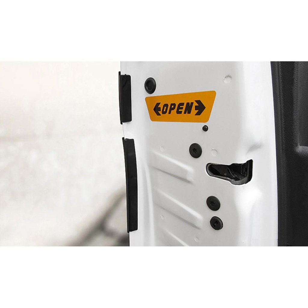 THFS กันชนประตูรถ ตัวป้องกันประตูรถ 8 ชิ้น HT7N0R