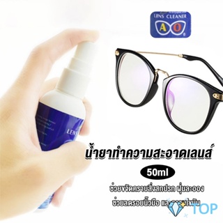 น้ำยาเช็ดแว่น สเปรย์น้ำยา ทำความสะอาด เลนส์ กล้อง Lens Camera Cleaning