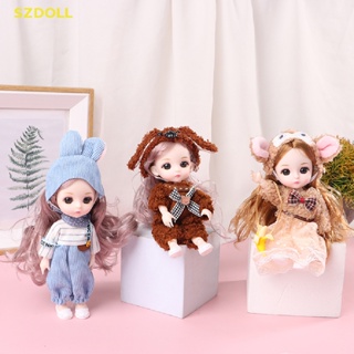 [cxSZDOLL] ตุ๊กตาเด็กผู้หญิง ขนาดเล็ก ข้อต่อขยับได้ 17 ซม. สําหรับแต่งตัว ของขวัญ