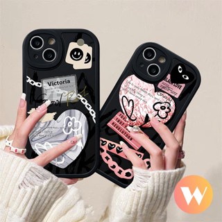 เคสโทรศัพท์มือถือนิ่ม ลายหัวใจหน้ายิ้ม สําหรับ Redmi Note 10 9 11 8 9s 10s 11s 8Pro 11Pro+ 9Pro 10Pro Redmi 9C 10C 10A 9T 9A 10 A1 9 K40s Poco M3 X3 NFC Pro F4 Mi 11T 12 11 Lite เคส Garcons