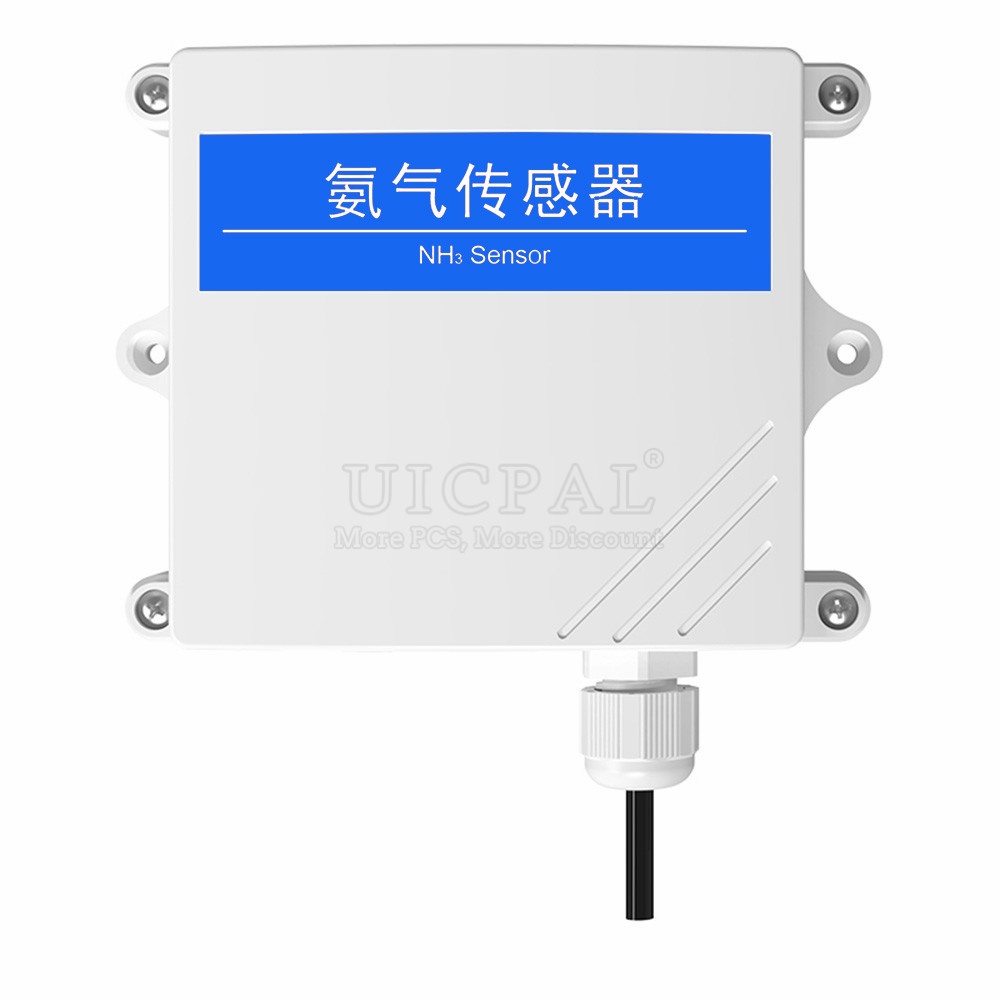 หม้อแปลงเซนเซอร์แอมโมเนีย ความเข้มข้นสูง 0-500ppm NH3 RS485 4-20mA 0-5v 0-10v