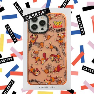 Casetify 【Toy Story Slinky Dog】เคสโทรศัพท์มือถือ ซิลิโคนนิ่ม TPU ใส กันกระแทก พร้อมกล่องบรรจุ สําหรับ iPhone 14 13 12 11 Pro MAX XR X XS MAX