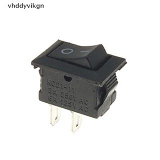 Vhdd สวิตช์ปุ่มเปิด ปิด 2Pin 10*15 มม. สําหรับรถยนต์ รถบรรทุก เรือ 1 ชิ้น ต่อล็อต