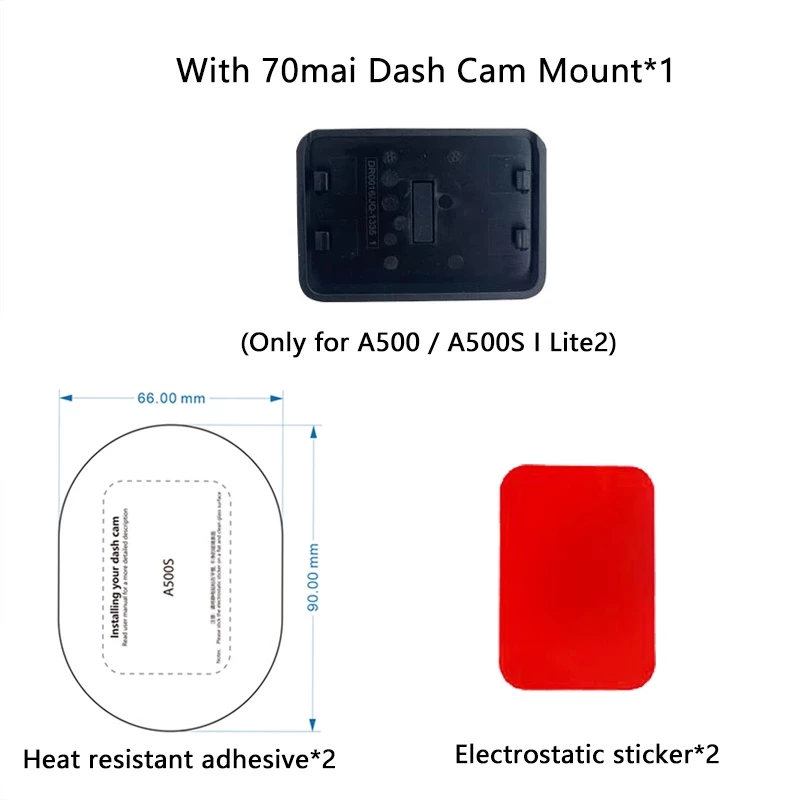 สําหรับ 70mai A500s A200 A510 A410 Dash Cam A500 Pro Plus A200 Mount สําหรับ 70mai Dash Cam Pro Plus + A500S 70mai Lite2 Mount