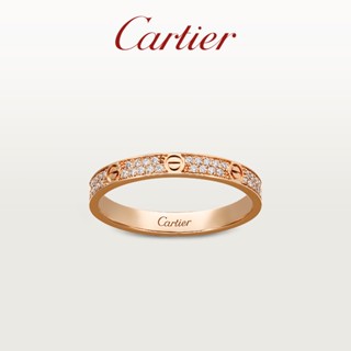 [พร้อมกล่องบรรจุภัณฑ์] พร้อมส่ง Cartier แหวนเพชร สีโรสโกลด์ สีขาว สีทอง