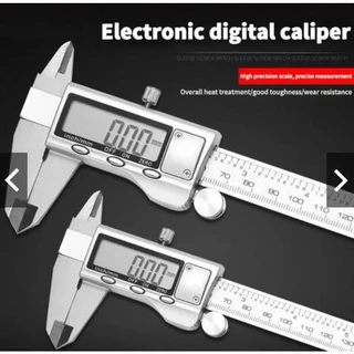 Vernier Digitlเวอร์เนียร์ ดิจิตอล ตัวเครื่องสแตนเลส ตัวเครื่องโลหะ LCD Digital Electronic Carbon พร้อมส่ง