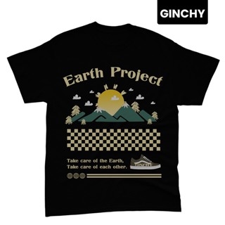 【ใหม่】Earth | Tee | T-shirt for Men | Mens T-shirt