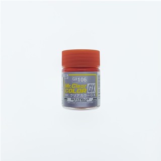 Mr.HOBBY GX106 MR.CLEAR COLOR GX CLEAR ORANGE (GLOSS, 18ml)