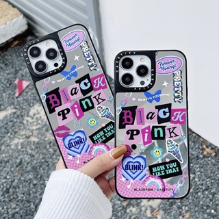 Casetify เคสโทรศัพท์มือถือ ลายหน้าไอศกรีม มีกระจก สําหรับ iPhone 14 Pro MAX 13 12 11 Pro MAX IX XS MAX XR