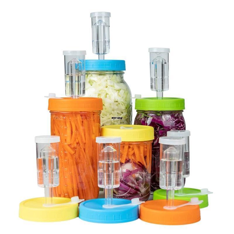 Fermentation Lid Cover with One-way Exhaust Valves Fermenting Lids Kit Kitchen