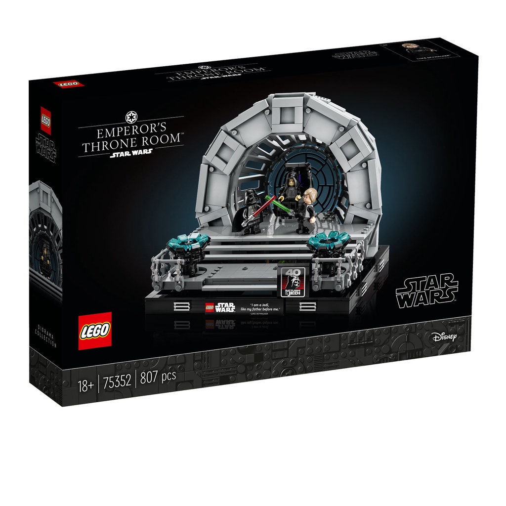 LEGO 75352 Star Wars Emperors Throne Room Diorama (807 ชิ้น)