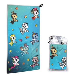 Tokidoki ผ้าขนหนูไมโครไฟเบอร์ 40x80 ซม. 16x31.5 นิ้ว สําหรับถ่ายภาพ ชื่อ รูปภาพ ของขวัญ