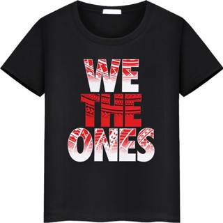 HOT QGเสื้อยืดแขนสั้น ผ้าฝ้าย พิมพ์ลาย the Bloodline Roman Reigns Pro Wrestling the Usos We the Ones แฟชั่นฤดูร้อน