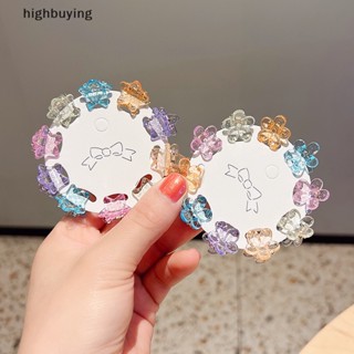 [highbuying] กิ๊บติดผมหางม้า พลาสติกใส ขนาดเล็ก รูปหมี กระต่ายน่ารัก แฟชั่นสําหรับผู้หญิง พร้อมส่ง